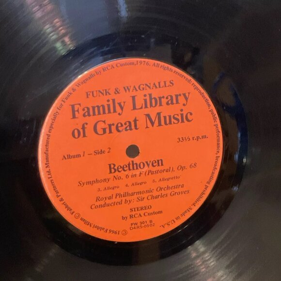 Beethoven The Pastoral Sixth Symphony (Vinyl, 1976) RCA Custom FW-301 Good+ LP - Picture 10 of 12